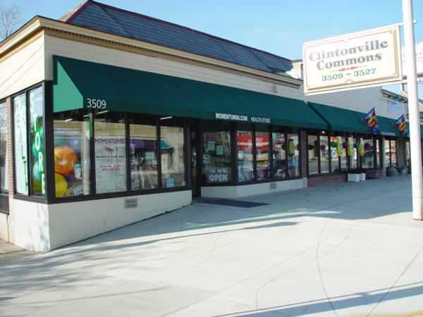 front of store