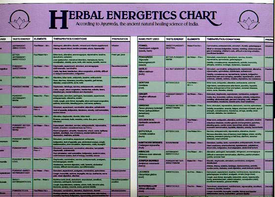 Herb Chart