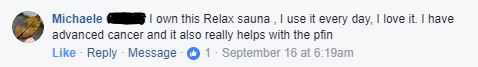 cancer sauna