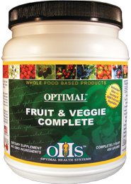Optimal Health Systems Fruit and Veggie Complete Drink Powder