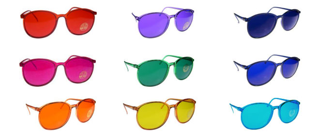 COLOR THERAPY GLASSES:
