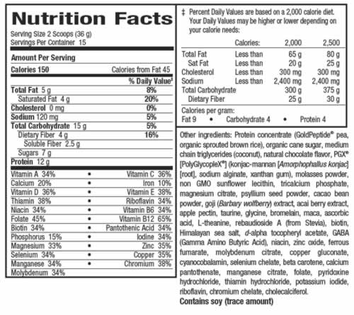 Superfoods Vegetarian Nut Info