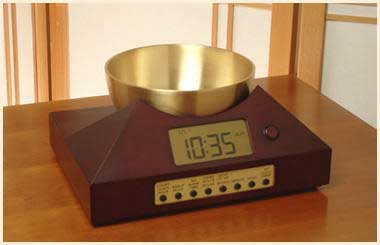 zen tibetan bell clock